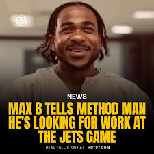 Max B Tells Method Man He's Looking for Work at the Jets Game 👇 Check  Comments for the link 👇