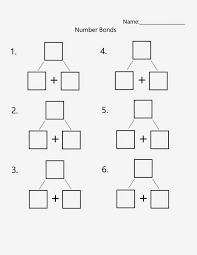 Part Part Whole Number Bonds Worksheets 1st Grade Math Worksheets Number Bonds
