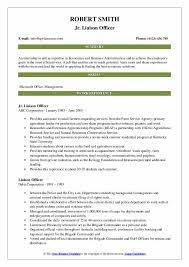 Liaisons are expected to have some supervisory responsibility on the particular organization they are working with. Liaison Officer Resume Samples Qwikresume
