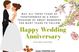 Happy anniversary dear daughter and son in law. Happy Wedding Anniversary Wishes For Son And Daughter In Law