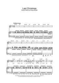 Last Christmas Christmas Sheet Music Sheet Music Digital Sheet Music last christmas christmas sheet music