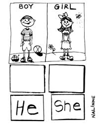 A collection of english esl worksheets for home learning, online practice, distance learning and english classes to teach about his, her, his her. He She Worksheet Teachers Pay Teachers