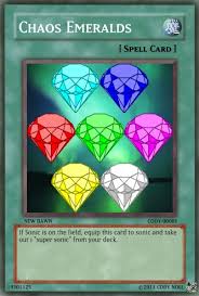 Common rare super rare ultra rare secret rare ultimate rare. Chaos Emeralds Yugioh Card Maker By Codyotaku On Deviantart