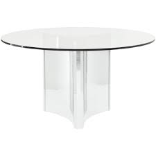 Check spelling or type a new query. Bernhardt Interiors Abbot Round Metal Dining Table With Glass Top Belfort Furniture Dining Tables