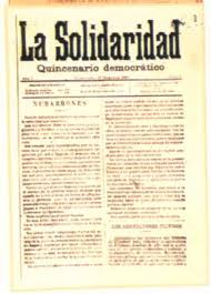 Pilipinas ˌpɪlɪˈpinɐs), officially known as the republic of the philippines (filipino: La Solidaridad Wikipedia