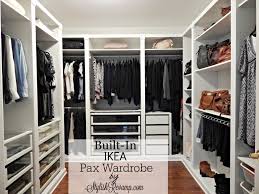 You can click here to see that whole closet transformation from ikeahackers. Ikea Pax Wardrobe Built In Novocom Top