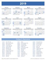 Four monthly and four yearly yearly calendar for 2019. 2019 Calendar Templates And Images
