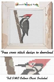 Go cross stitch crazy with our huge selection of free cross stitch patterns! Hancock S House Of Happy Birds Of A Feather Quilt Inspired Cross Stitch Patterns Red Headed Woodpecker Cross Stitch Pattern Free To Download