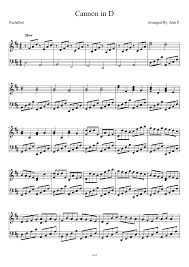 Cannon In D Sheet Music Composed By Arranged By Josh P 1 Of 3 Pages Clarinet Sheet Music Flute Sheet Music Trumpet Sheet Music