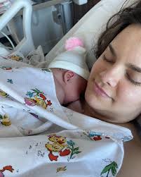 our sweet rainbow girl Charlotte Amanda. 6lbs 12 ounces 19 3/4 inches born  at 9:59 this morning. what a road it was to meet you, but l'd do it all  over again