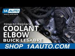 Engine coolant circulates through your engine to keep it cool in the summer but won't freeze in the winter. How To Replace Coolant Elbow 96 05 Buick Lesabre Youtube