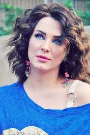 Solaf Fwakhrgy سلاف فواخرجي Arab Beauty Drop Earrings Arabian Beauty
