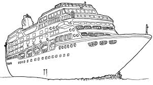 Stateroom & dining ,  part 3: Cruise Ship Paquebot Transportation Printable Coloring Pages