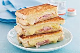 Pan Toasted Ham And Cheese Sandwich Recipe Ham And Cheese Sandwich Ham And Cheese Toastie Food