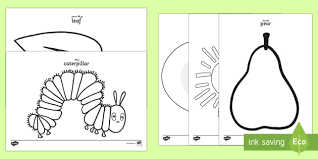 There are 40 of them and all are pretty hard to color, which is perfect for adults. Colouring Sheets To Support Teaching On The Very Hungry Caterpillar
