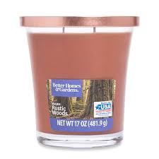 Better Homes Gardens Scented Jar Candle Warm Rustic Woods 17 Oz Single Walmart Com Walmart Com