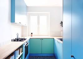 1956 youngstown kitchen via mid century home style. Atelier Starzak Strebicki Completes 50s Apartment Renovation In Poland With Colorful Cabinets