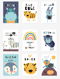 Nursery Art Animals Animal Nursery Art Animal Posters Printable Kids Poster