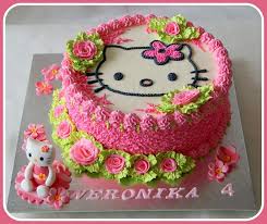 See more ideas about birthday, cake design, birthday cake. Fresh Cream Cake With Fresh Fruits Hello Kitty Birthday Cake Hello Kitty Cake Cat Cake