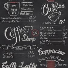 Black And White Cafe Wallpaper Coffee Shop Wallpaper Rasch Chalkboard Wallpaper Lancashire Wallpaper And Paint Coffee Shop Menu Chalkboard Wallpaper Chalk Menu
