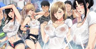 Rule 34 Dev - 4girls highres inverted_nipples mole mole_under_eye  mole_under_mouth multiple_girls naye_(xter) nush_(xter) wet wet_clothes xter |17640291942