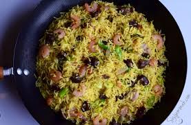 This Ginger Coconut Rice Recipe Is Simply Nigerian Coconut Rice Style With Infused Ginger Flavour It Is Ve Coconut Rice Coconut Fried Rice Nigerian Fried Rice