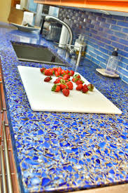recycled glass countertops