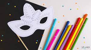 Loup De Carnaval A Colorier Momes Net