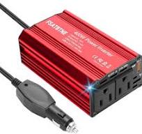 Amazon.com: 400W Power Inverter, FSATBTNE DC 12V to 110V AC ...