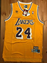 August 24 has become kobe bryant day since it's 8/24 — the two jersey numbers the late los angeles lakers legend wore during his storied career — and to honor bryant and his daughter gigi, the team will wear special black mamba jerseys with commemorative patches on them for game 4. Kobe Bryant 24 Los Angeles Lakers Vintage Throwback Gold Yellow Men S Jersey Jerseys For Cheap Kobe Bryant 24 Kobe Bryant Lakers Kobe Bryant