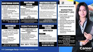 > lowongan kerja di sidoarjo. Info Loker Tribun Batam