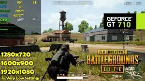 Gt 710 Pubg Lite 1080p 900p 720p Very Low Settings Youtube