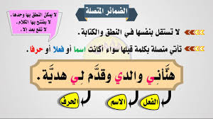 الضمائر المتصلة ضمائر الرفع المتصلة ضمائر النصب والجر سلسلة أتعلم القواعد العربية 33 Youtube
