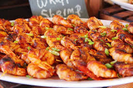 The Engagement Party Food Network Recipes Bacon Wrapped Shrimp Chili Shrimp