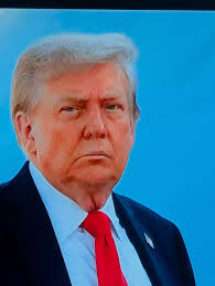 Unaltered photo from TV (MSNBC). As soon as I saw it, I immediately noticed  the right facial droop. It's really obvious here. He's had a stroke, he has  CHF and who knows