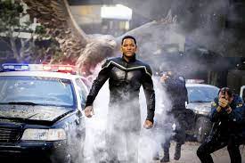 With great power comes great responsibilit. Hancock Movie Review Film Summary 2008 Roger Ebert
