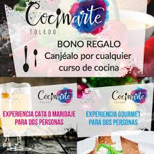 Cursos y talleres de cocina. Cocinarte Toledo Cocinartetoledo Twitter