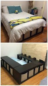 24 Simple And Cheap Diy Bed Frame Designs With Storage Bedroomdecor Bedroomde Best Mattresses And Reviews