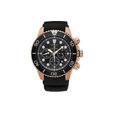 Maybe you would like to learn more about one of these? Seiko Gents Prospex Rose Gold Pvd Black Dial Solar Chronograph Watch Watches From Dipples Uk