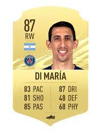 The argentine goes somewhat under the radar given the plethora of stars around him, but. 34 Fifa21 Golditems Di Maria Png Adapt Crop16x9 652w Vbet News