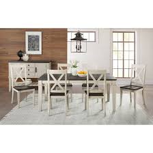 Birch lane wood dining chairs. Marriott 7 Piece Extendable Solid Wood Dining Set Reviews Birch Lane