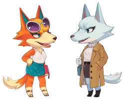 Summer And Winter Audie Animal Crossing Fan Art Animal Crossing Game Animal Crossing Villagers