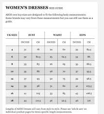 Asos Size Guide Xs