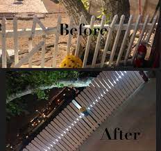 June 6 16 2020 Made Painted Picket Fence Led Rope Lights Rope Lights Picket Fence