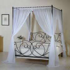 Metall Himmelbett Z B In 140x200 Cm Weiss Vila Nova Himmelbett Himmelbetten Himmelbett Vorhang