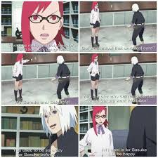 The two rekindle their friendship and recreate team 7 with sai. So Sarada Uchiha Isn T Actually Daughter Of Sakura And Sasuke But Of Sasuke And Karin Quora