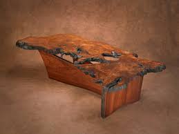 Salvaged redwood burl slab custom coffee table. Redwood Burl Coffee Table Eberhard S Manufacturing