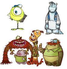 Classes At Monsters University Learn The Secrets Of Pixar Animation Monstersuevent Honey Lime Disney Concept Art Baby Disney Characters Monster University