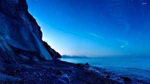 Blue sky wallpaper background hd wallpaper scenery wallpaper landscape wallpaper blue wallpapers hd backgrounds nature. Blue Sky At Sunset Wallpaper Beach Wallpapers 45142