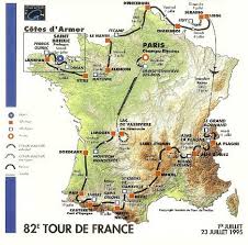 The 2021 tour de france will feature four stages in brittany to begin the race as well as two time trials, a double ascent of mont ventoux, and a visit to andorra during the race. 1995 Tour De France Results By Bikeraceinfo